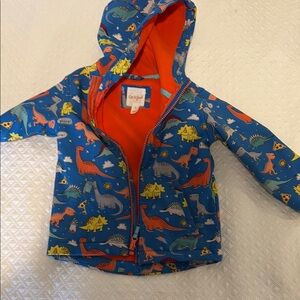 Cat & Jack Blue Dinosaur Raincoat